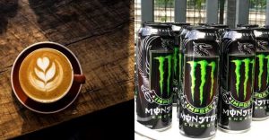 Kaffee VS Monster Die bessere Wahl