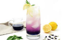 1676220021 Butterfly Pea Flower Tea Limonade mit Krautern angereichert