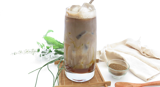 1676222054 Iced Caramel Hojicha Latte