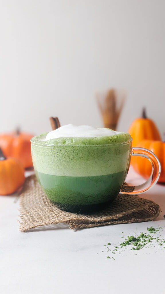 Pumpkin Spice Matcha Latte